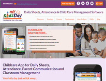 Tablet Screenshot of mykidzday.com